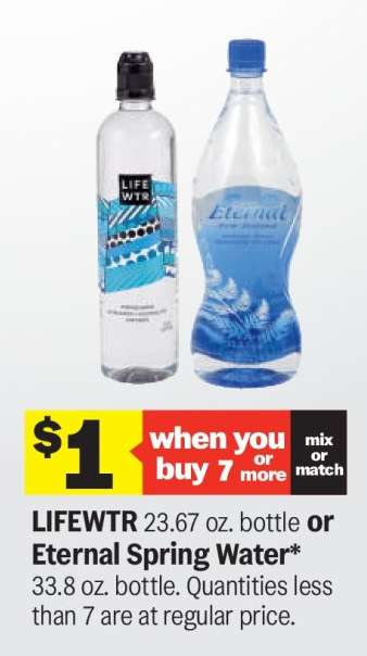 LIFEWTR or Eternal Spring Water
