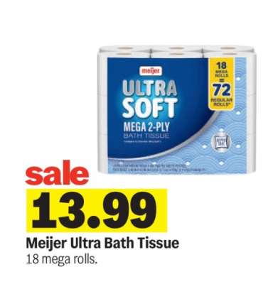 Meijer Ultra Bath Tissue