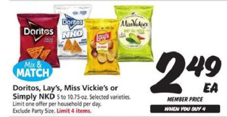 Doritos, Lay’s, Miss Vickie’s or Simply NKD