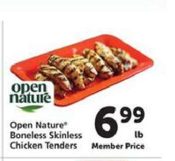 Open Nature Boneless Skinless Chicken Tenders