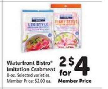 Waterfront Bistro Imitation Crabmeat