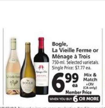 Bogle, La Vieille Ferme or Ménage à Trois