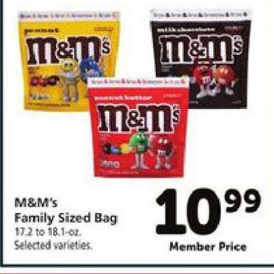 M&M's Family Sized Bag