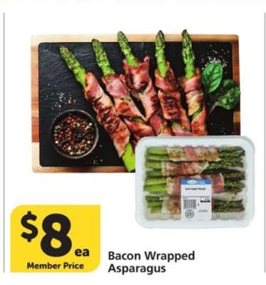 Bacon wrapped asparagus