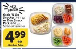 Grab 'N Go Snacker or Duo Snack Pack