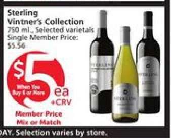 Sterling Vintner's Collection