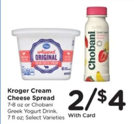 Kroger Cream Cheese Spread