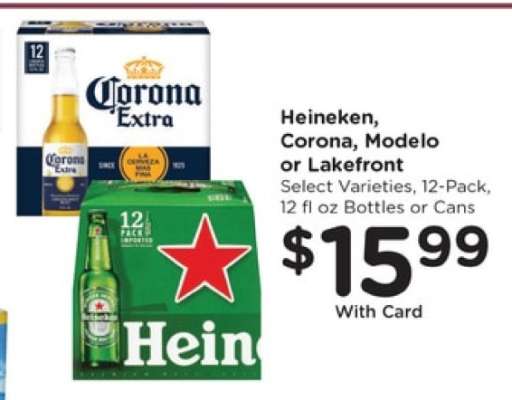 Heineken, Corona, Modelo or Lakefront
