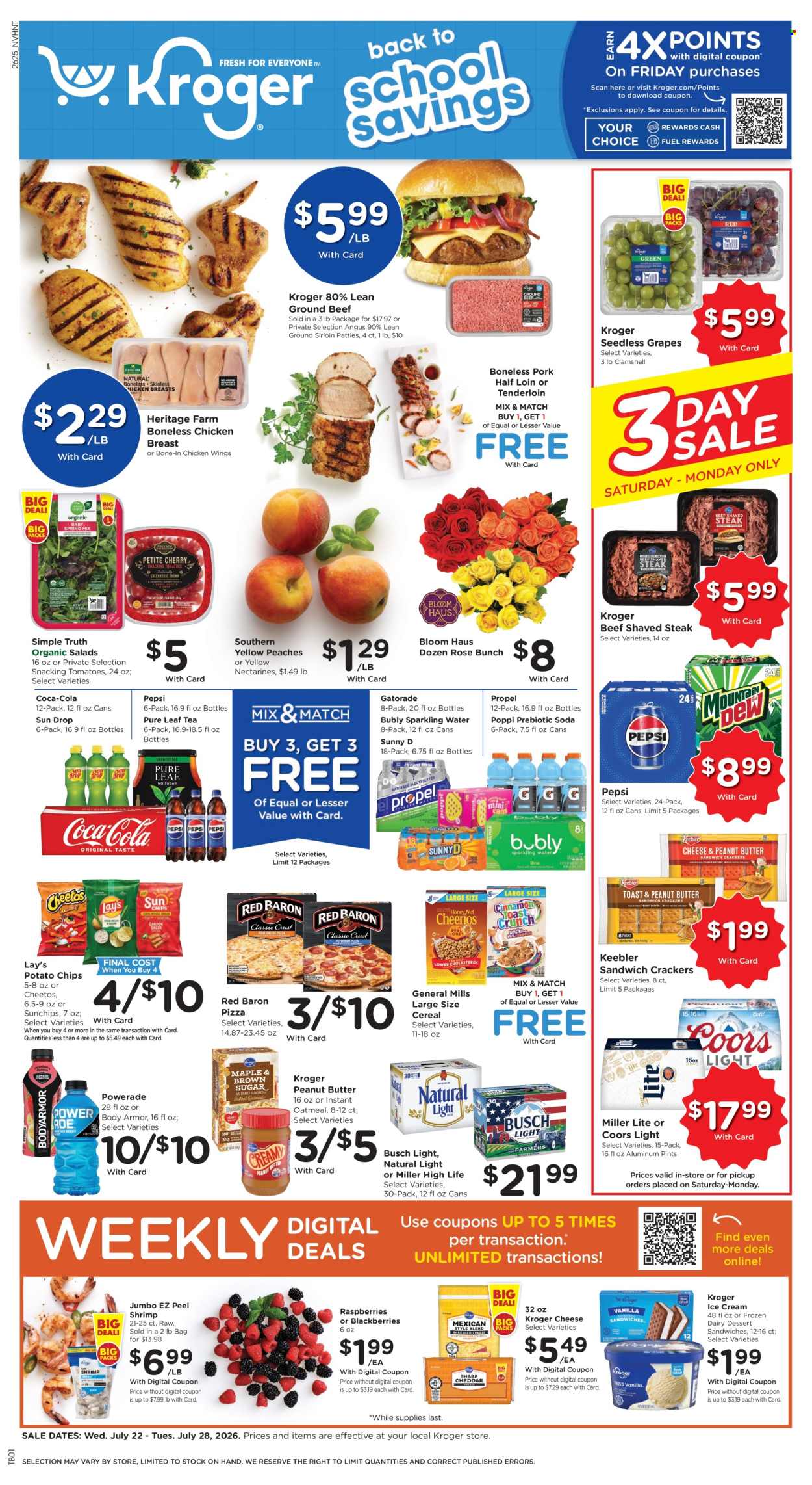 Kroger ad - 07/22/2026 - 07/28/2026. Page 1