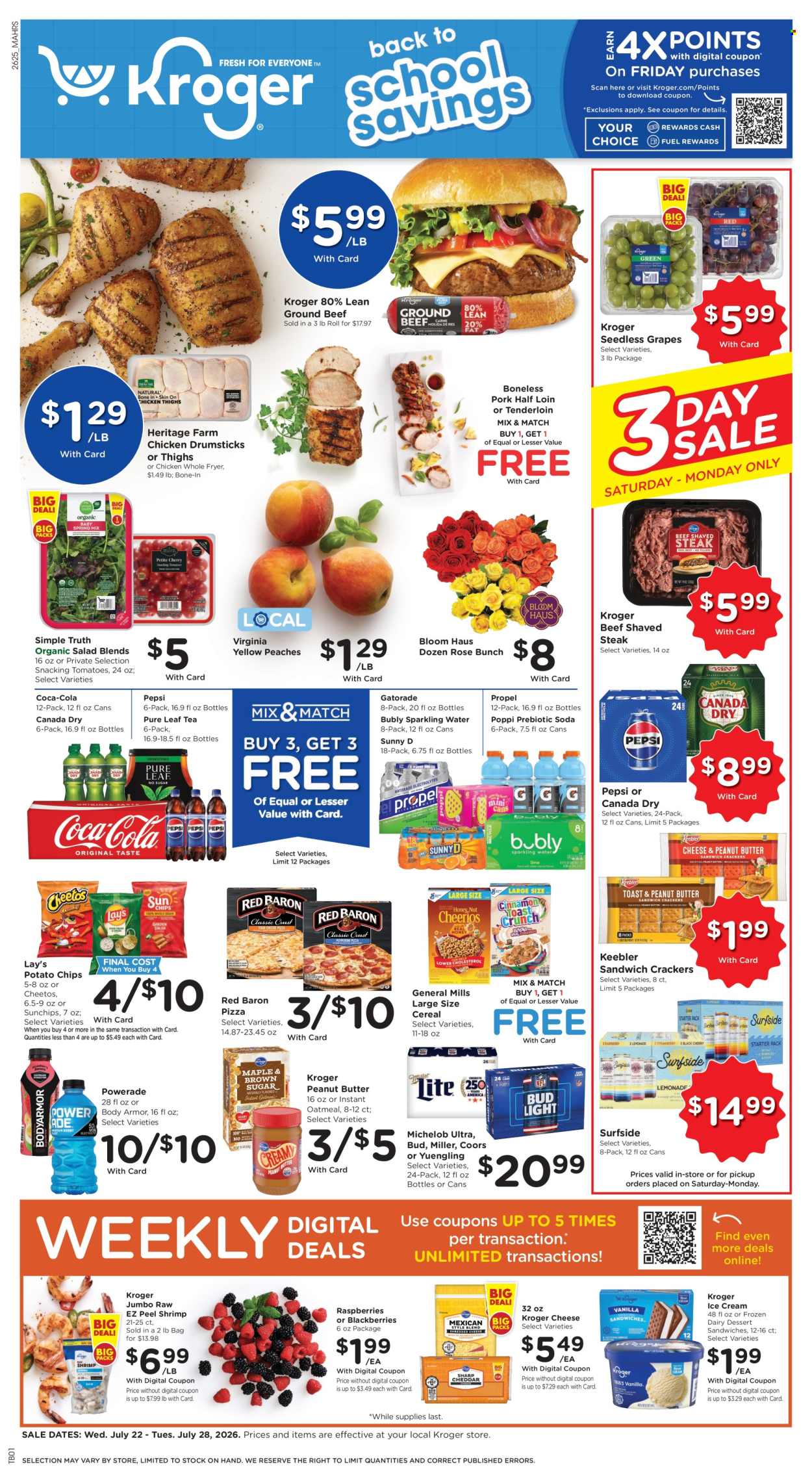Kroger ad - 07/22/2026 - 07/28/2026. Page 1