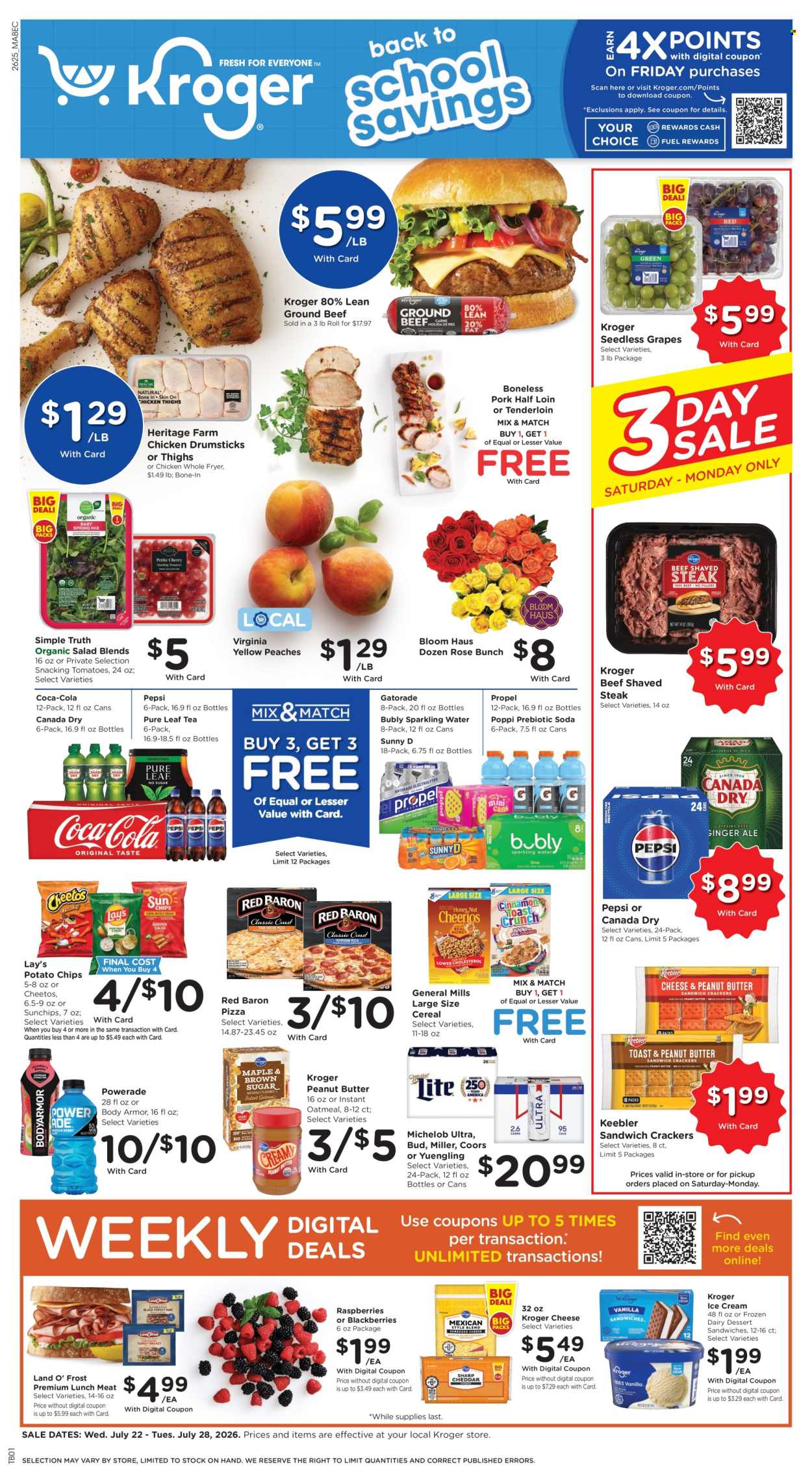 Kroger ad - 07/22/2026 - 07/28/2026. Page 1