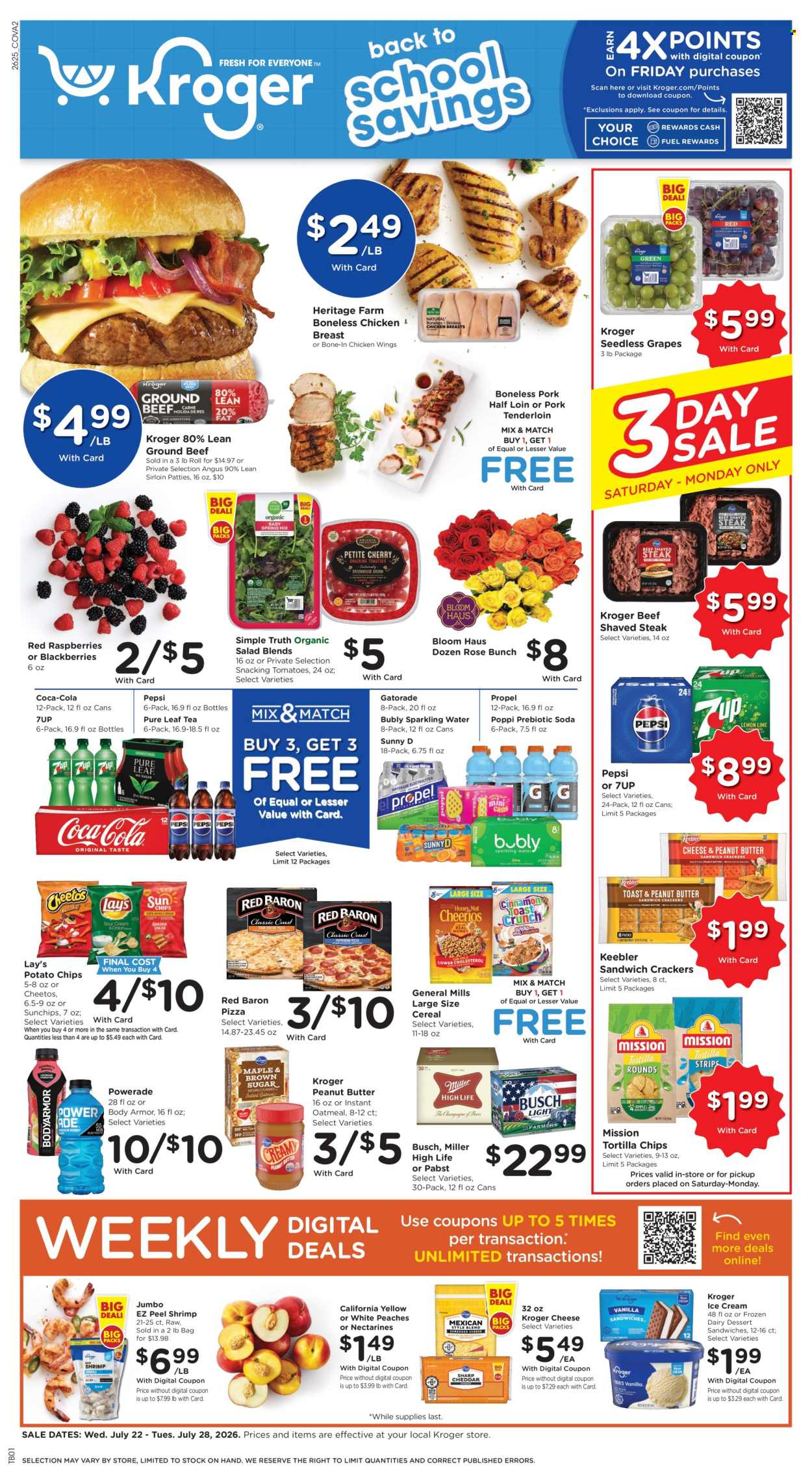 Kroger ad - 07/22/2026 - 07/28/2026. Page 1