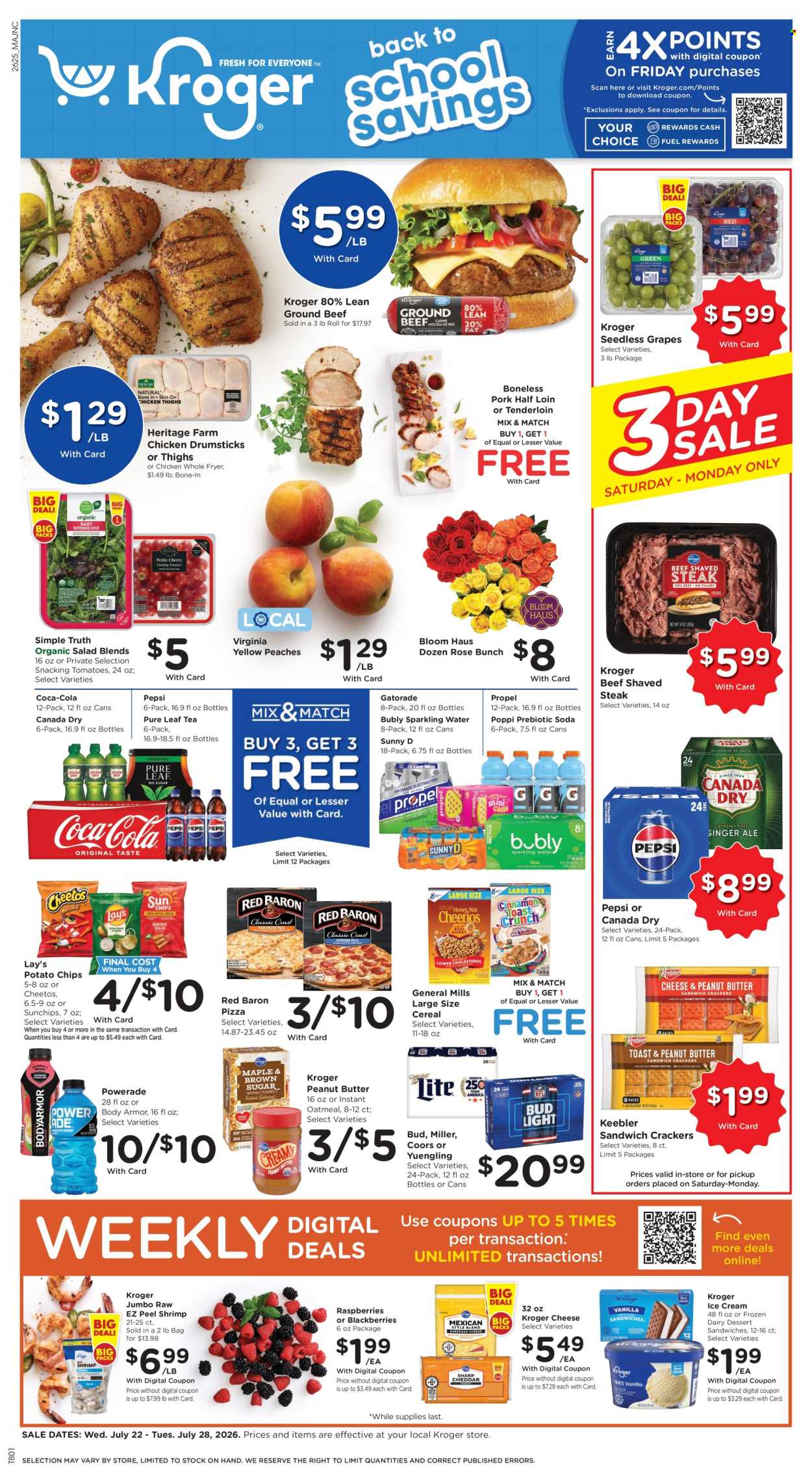 Kroger ad - 07/22/2026 - 07/28/2026. Page 1