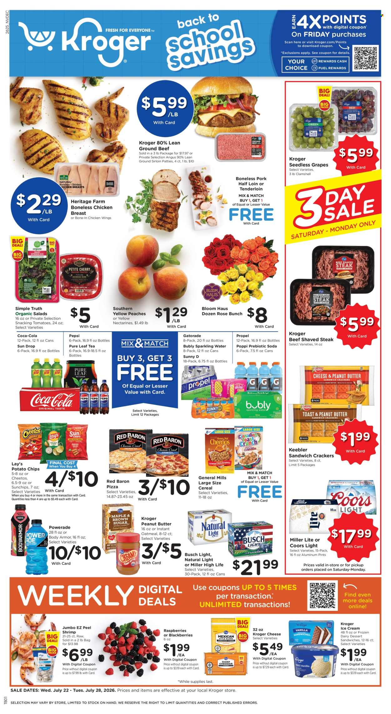 Kroger ad - 07/22/2026 - 07/28/2026. Page 1