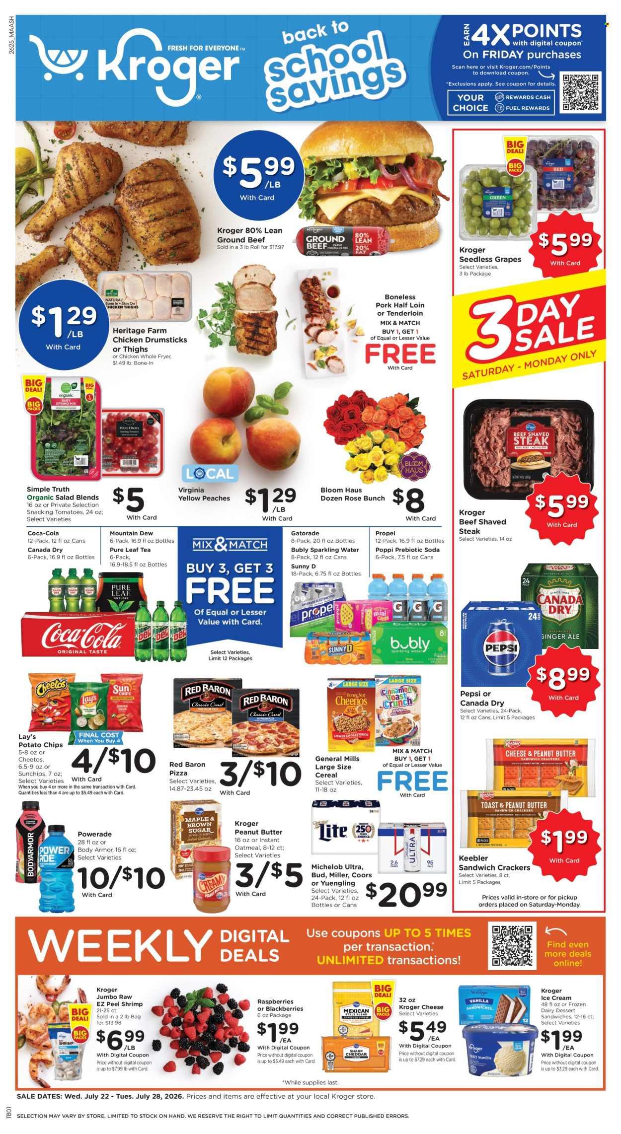 Kroger ad - 07/22/2026 - 07/28/2026. Page 1