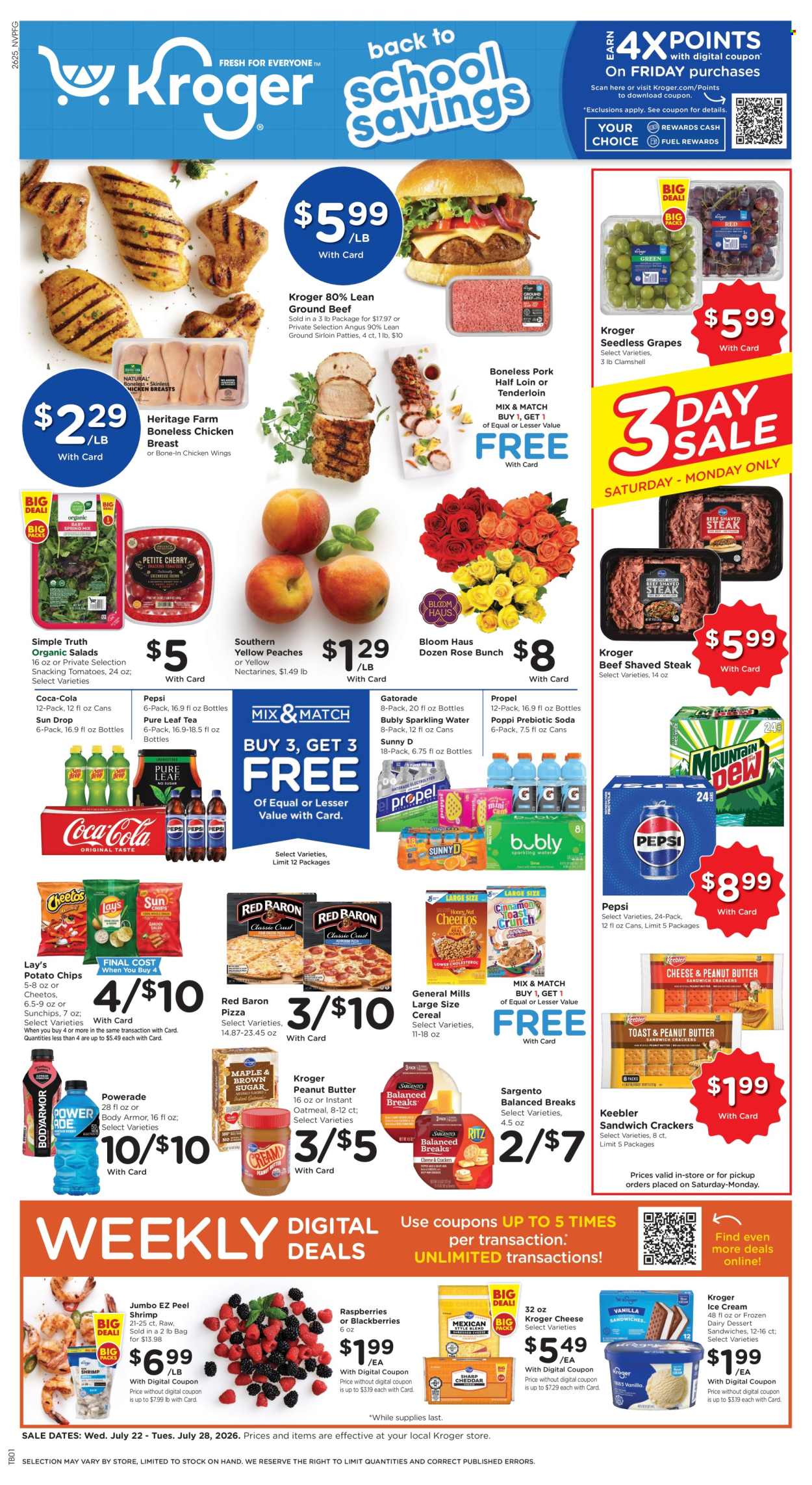 Kroger ad - 07/22/2026 - 07/28/2026. Page 1