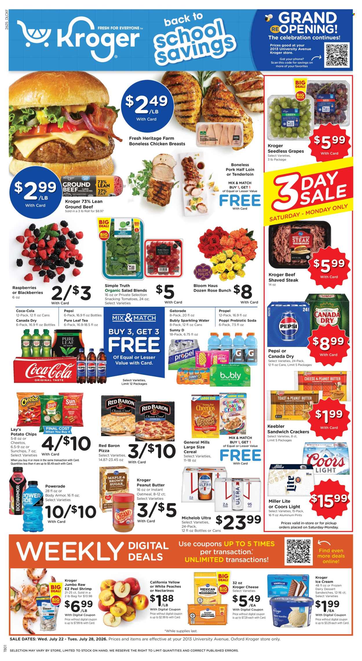 Kroger ad - 07/22/2026 - 07/28/2026. Page 1