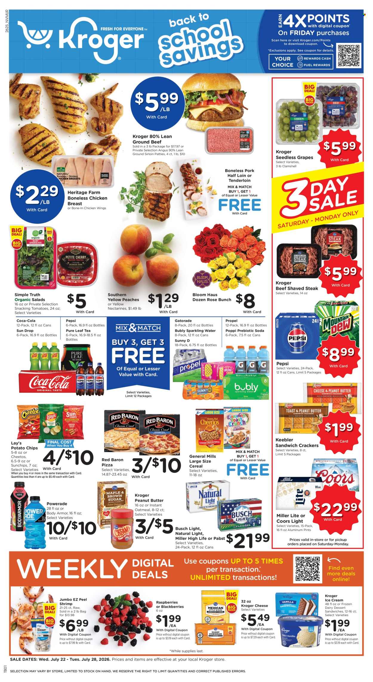 Kroger ad - 07/22/2026 - 07/28/2026. Page 1
