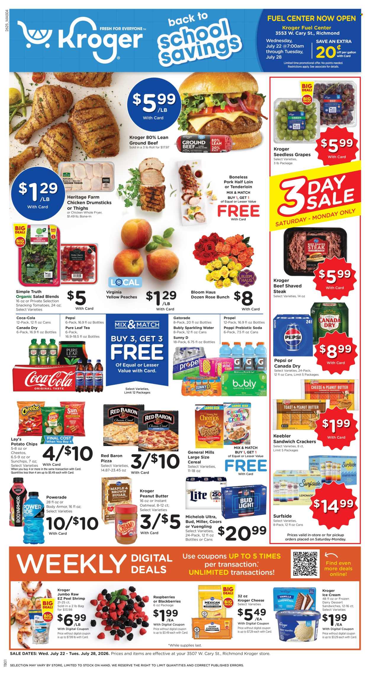 Kroger ad - 07/22/2026 - 07/28/2026. Page 1