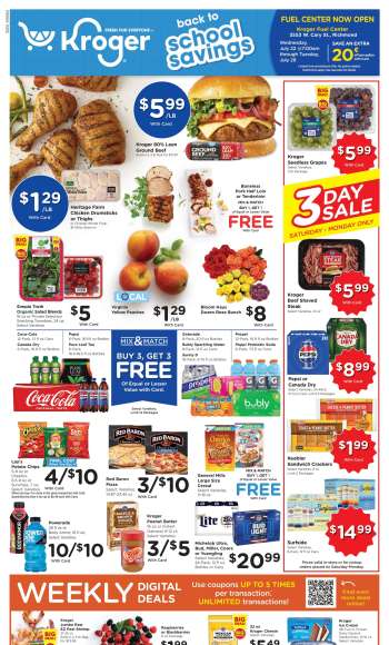Kroger Flyer - 07/22/2026 - 07/28/2026.