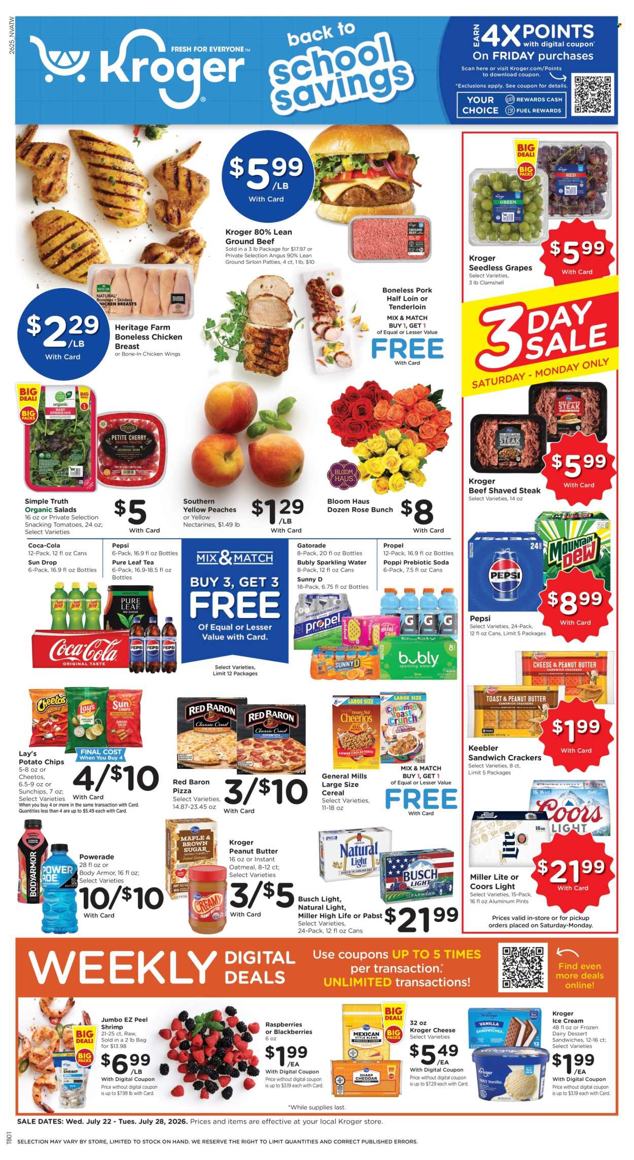 Kroger ad - 07/22/2026 - 07/28/2026. Page 1