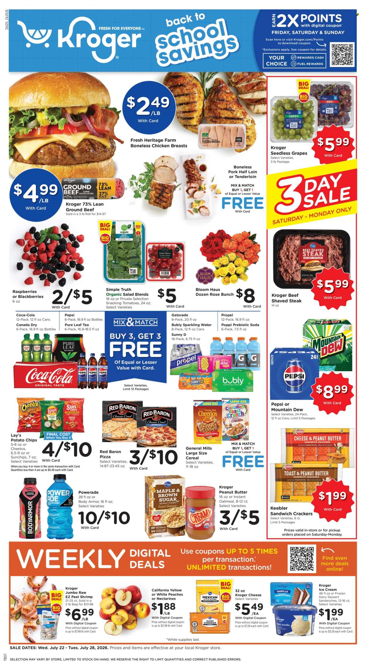 Kroger ad - 07/22/2026 - 07/28/2026. Page 1