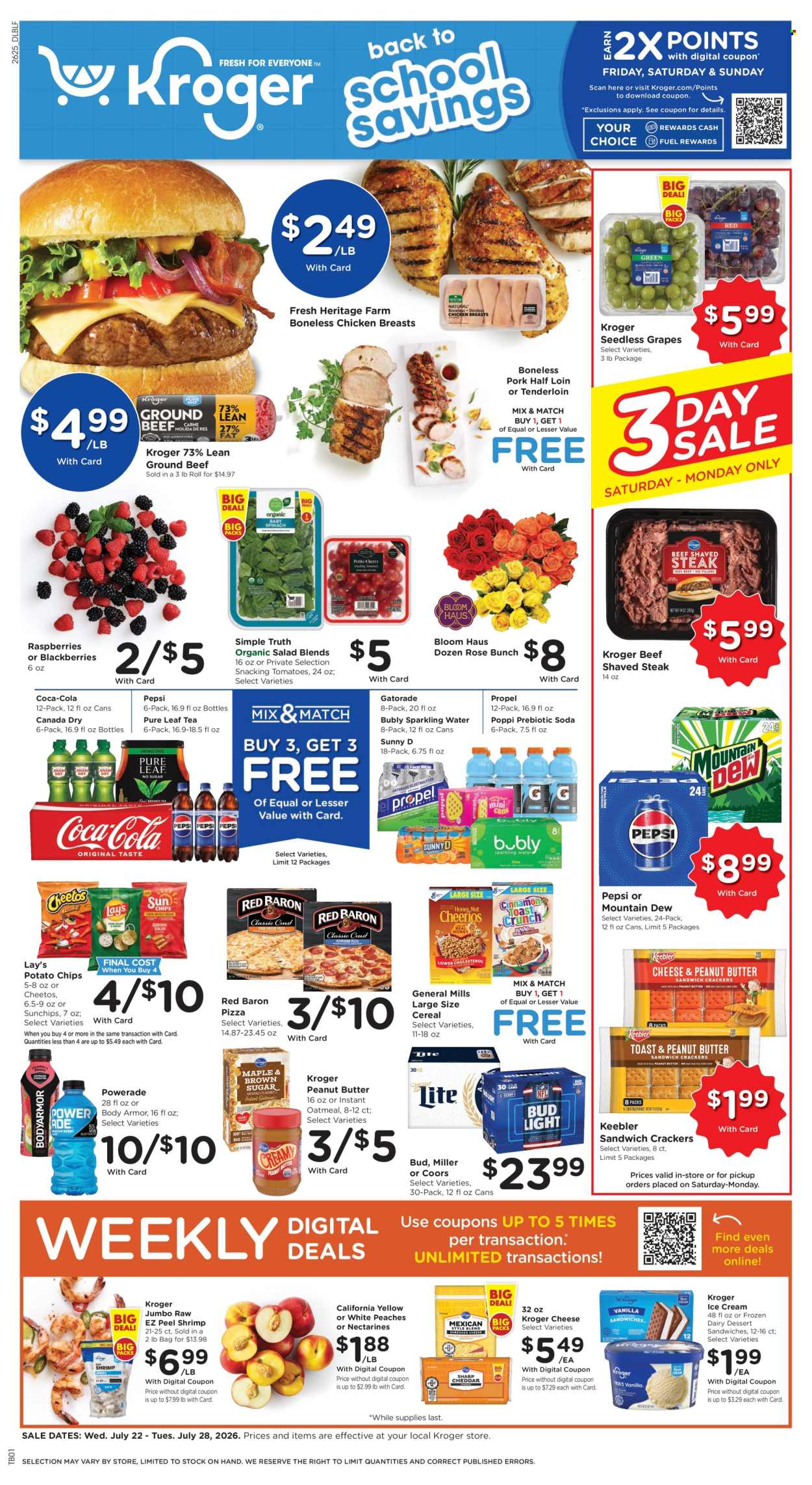 Kroger ad - 07/22/2026 - 07/28/2026. Page 1