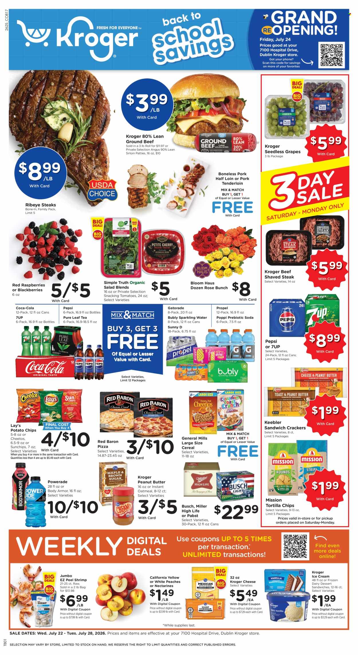 Kroger ad - 07/22/2026 - 07/28/2026. Page 1