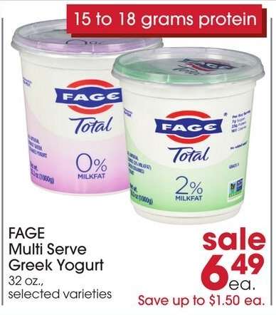 FAGE Multi Serve Greek Yogurt