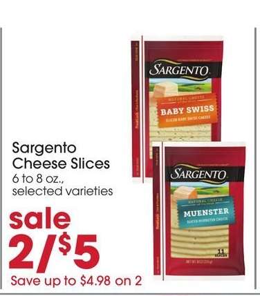 Sargento Cheese Slices*