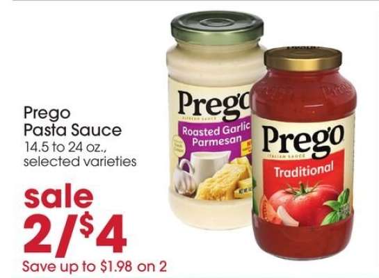 Prego Pasta Sauce