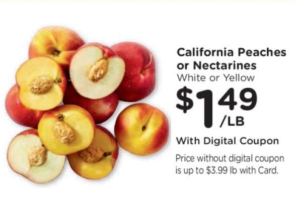 California Peaches or Nectarines