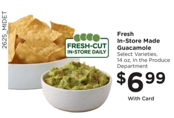 Fresh In-Store Made Guacamole