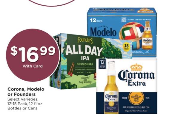 Corona, Modelo or Founders