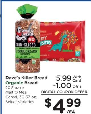 Dave's Killer Bread Organic Bread