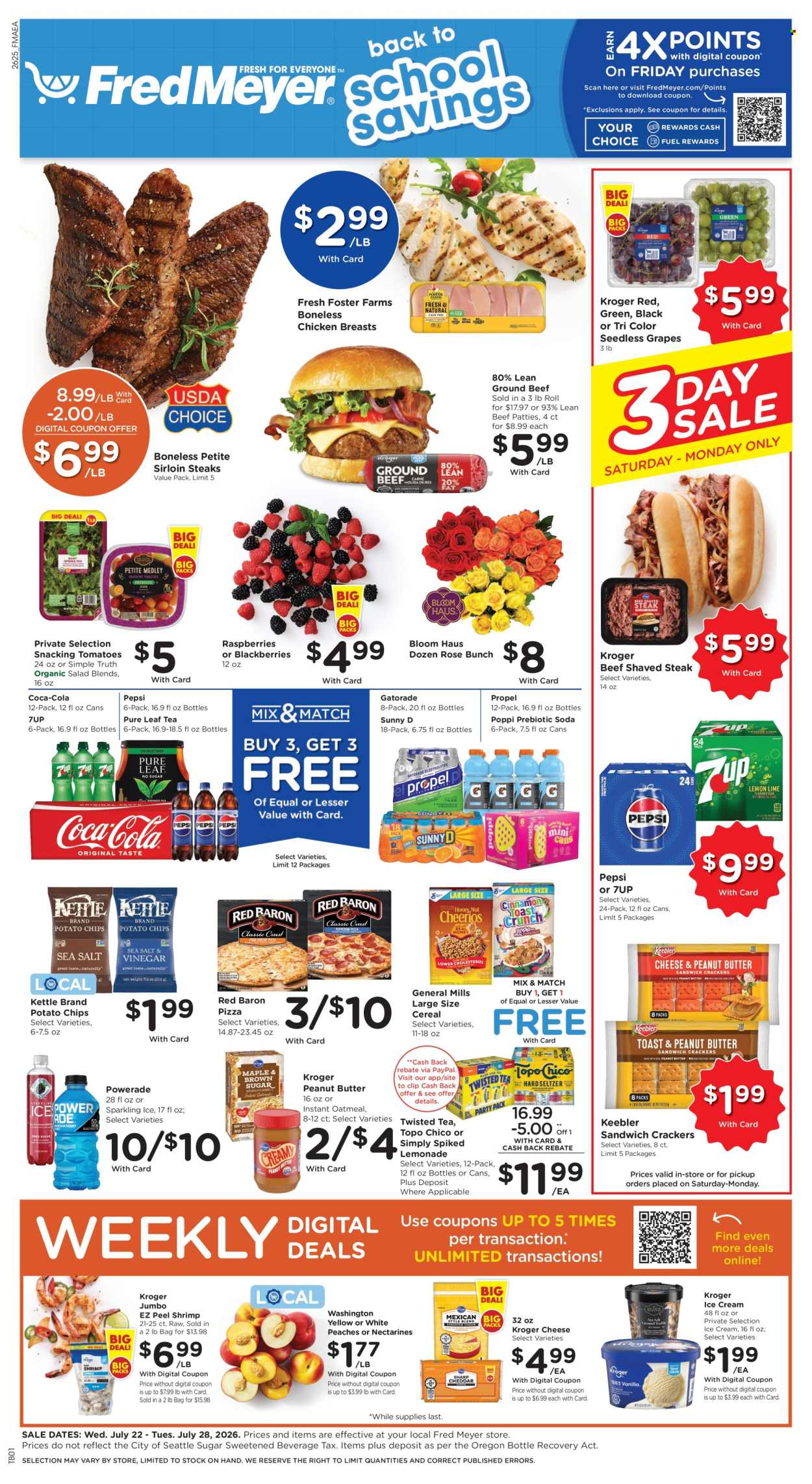 Fred Meyer ad - 07/22/2026 - 07/28/2026. Page 1