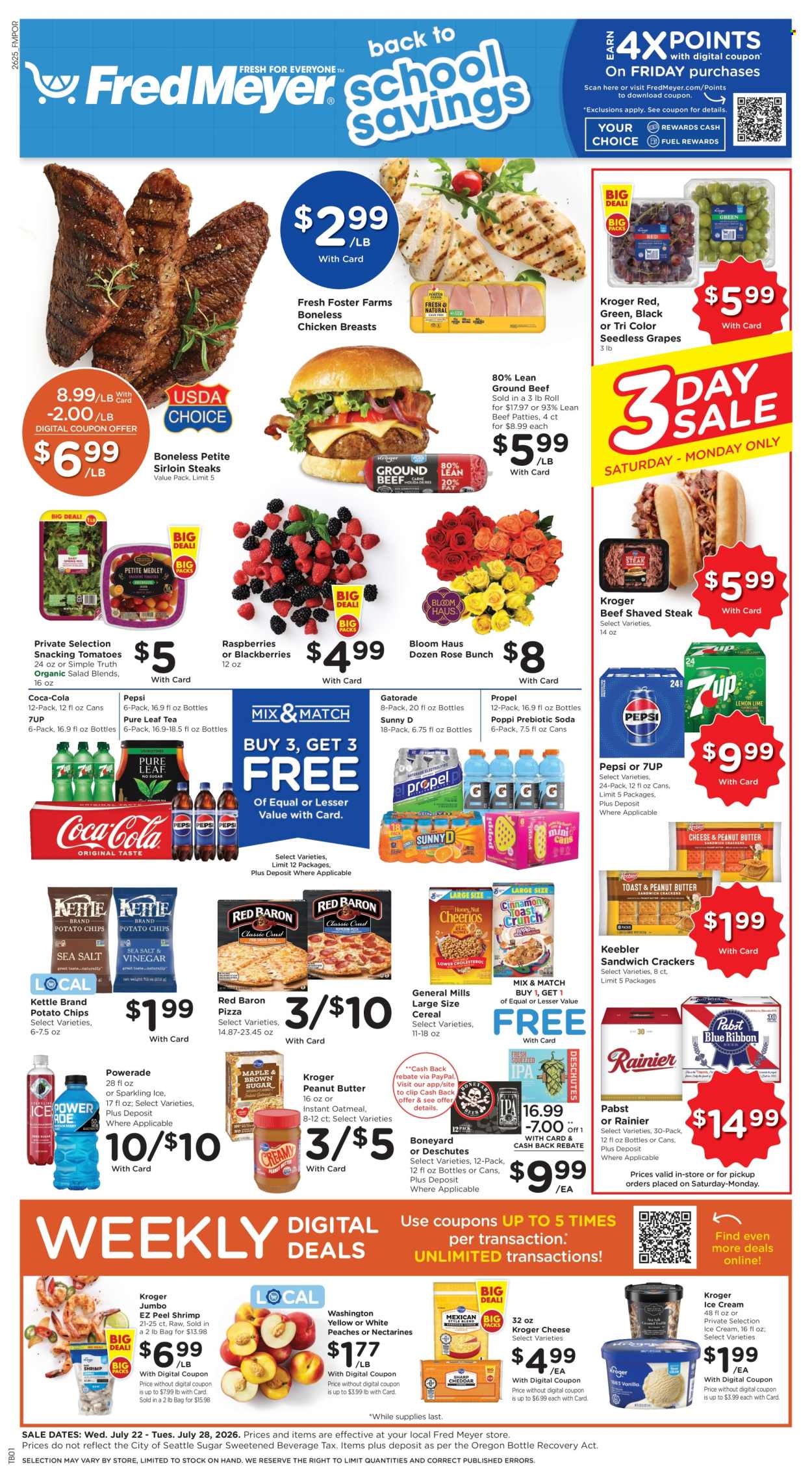 Fred Meyer ad - 07/22/2026 - 07/28/2026. Page 1