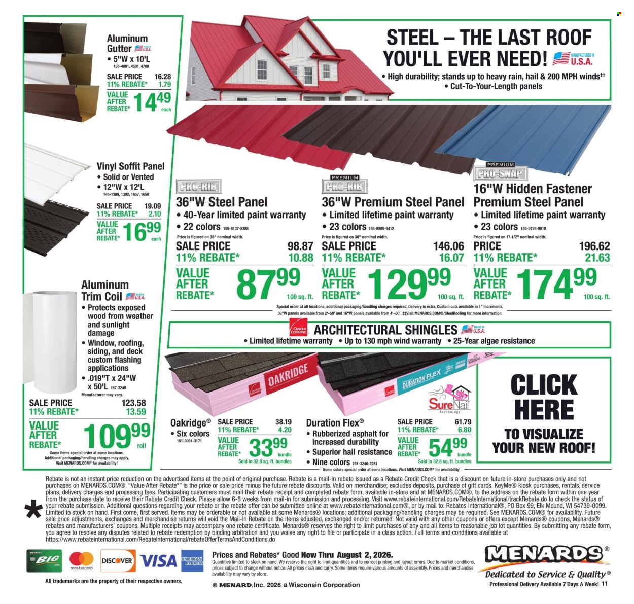 Menards ad - 07/23/2026 - 08/02/2026. Page 17