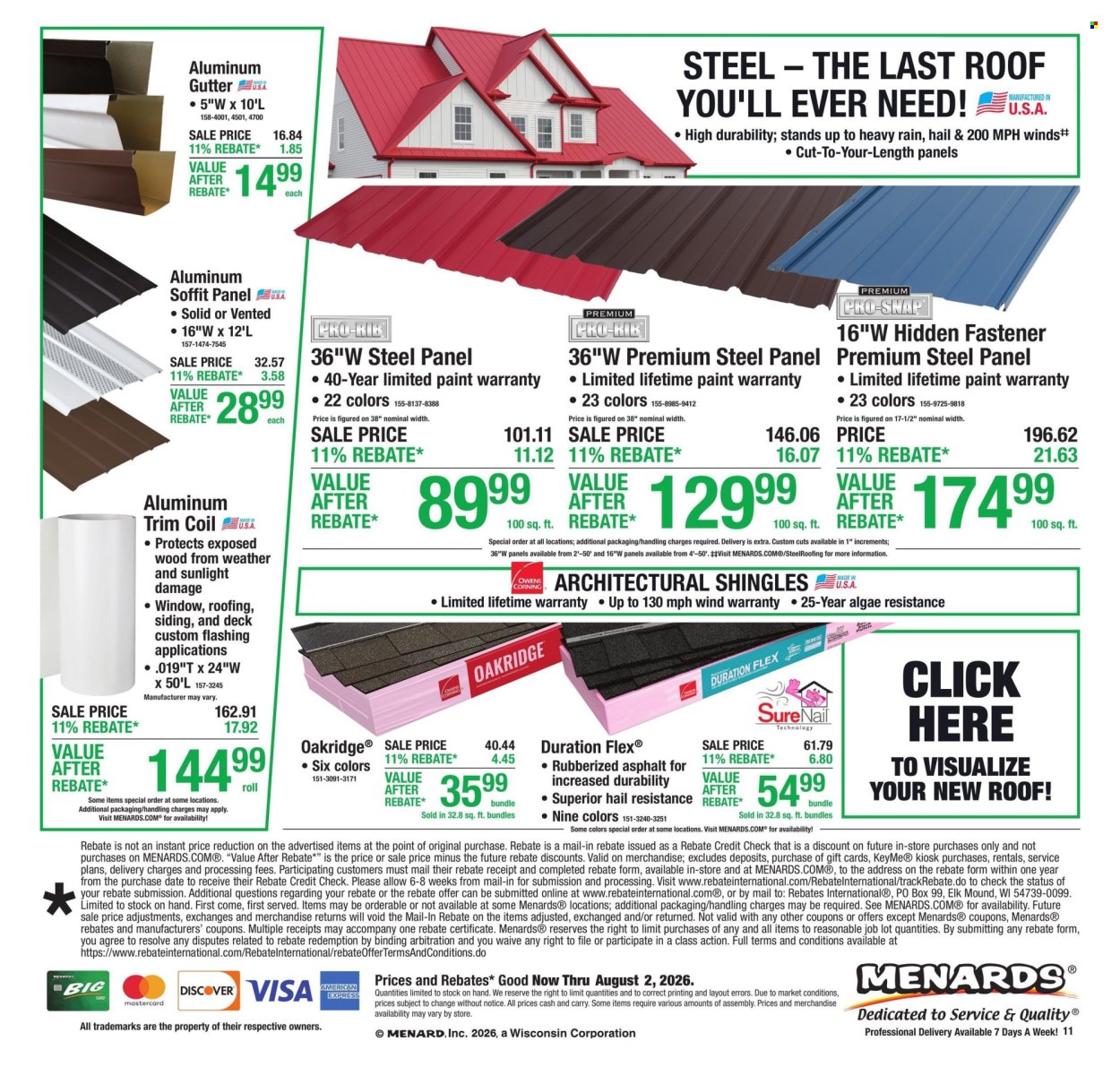 Menards ad - 07/23/2026 - 08/02/2026. Page 17