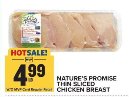 Nature's Promise Thin Sliced Chicken Breast
