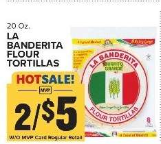 La Banderita Flour Tortillas