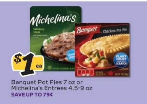 Banquet Pot Pies or Michelina's Entrées