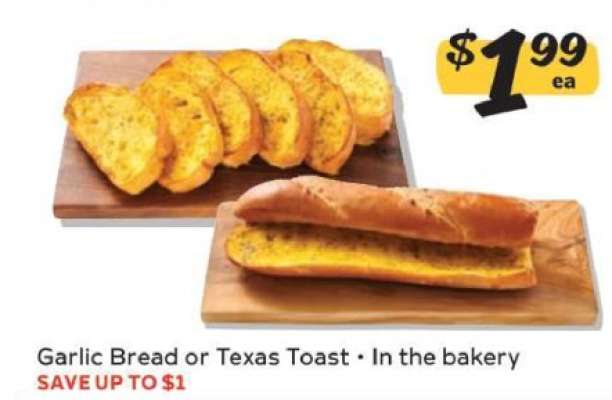 Garlic Bread or Texas Toast