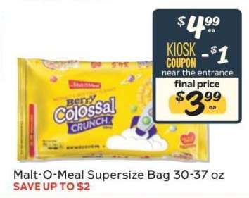 Malt-O-Meal Supersize Bag