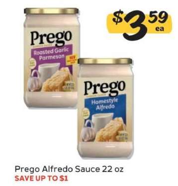 Prego Alfredo Sauce