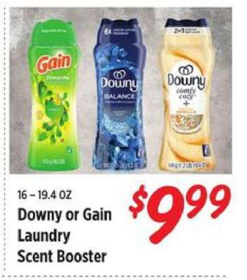 Downy or Gain Laundry Scent Booster