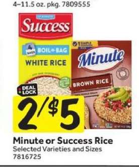 Minute or Success Rice
