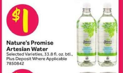 Nature's Promise Artesian Water