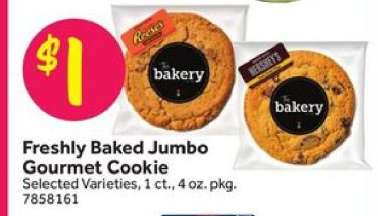 Freshly Baked Jumbo Gourmet Cookie