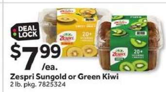 Zespri Sungold or Green Kiwi